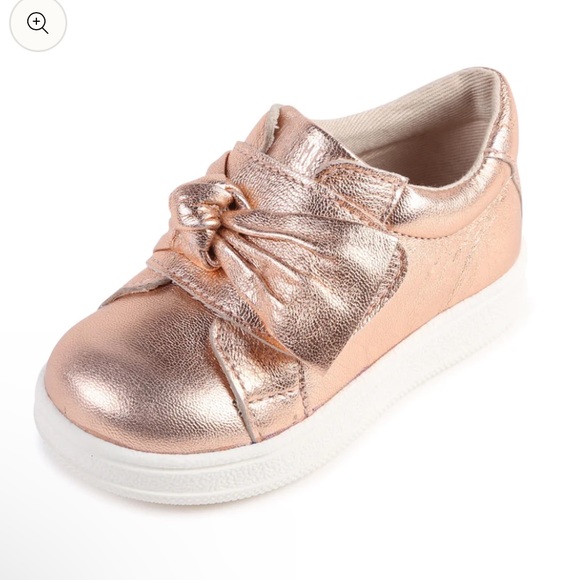 Carrement Beau Girls Copper Trainers - Picture 1 of 8